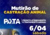 Pronto Atendimento e Tratamento Animal de São Sebastião realiza Mutirão de Castração neste sábado