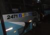 Ônibus da SOU volta sofrer com atos vandalismo em São Sebastião