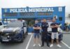 Polícia Municipal recebe visita de capitão e sargento de cidade francesa