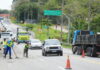 DER continua com serviços de manutenção e recapeamento na altura da Serra do Jetuba