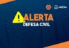 Defesa Civil emite alerta para temporais com rajadas de vento