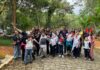 Alunos da Educação Inclusiva participam de experiências com a natureza no Viveiro Municipal