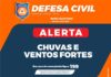 Defesa Civil alerta para chuvas de intensidade moderada a forte até sexta-feira