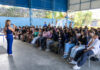 Alunos de Barra do Una participam de palestra com juiz, defensora e advogados sobre cidadania e direitos