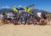 Alunos da EM Henrique Botelho participam de vivência de Beach Tennis na Praça da Vela