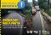 NOTA OFICIAL – Prefeitura informa: sistema Pare e Siga no km 145+800 da Rio-Santos