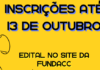 Fundacc está com inscrições abertas para 9º Festival de Cinema Curta Caraguá