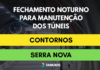 Túneis da Tamoios serão fechados para manutenção noturna