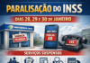 INSS confirma paralisação total de atendimentos presenciais e digitais entre 28 e 30 de janeiro
