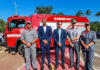 São Sebastião reforça segurança com entrega de caminhão auto bomba aos Bombeiros