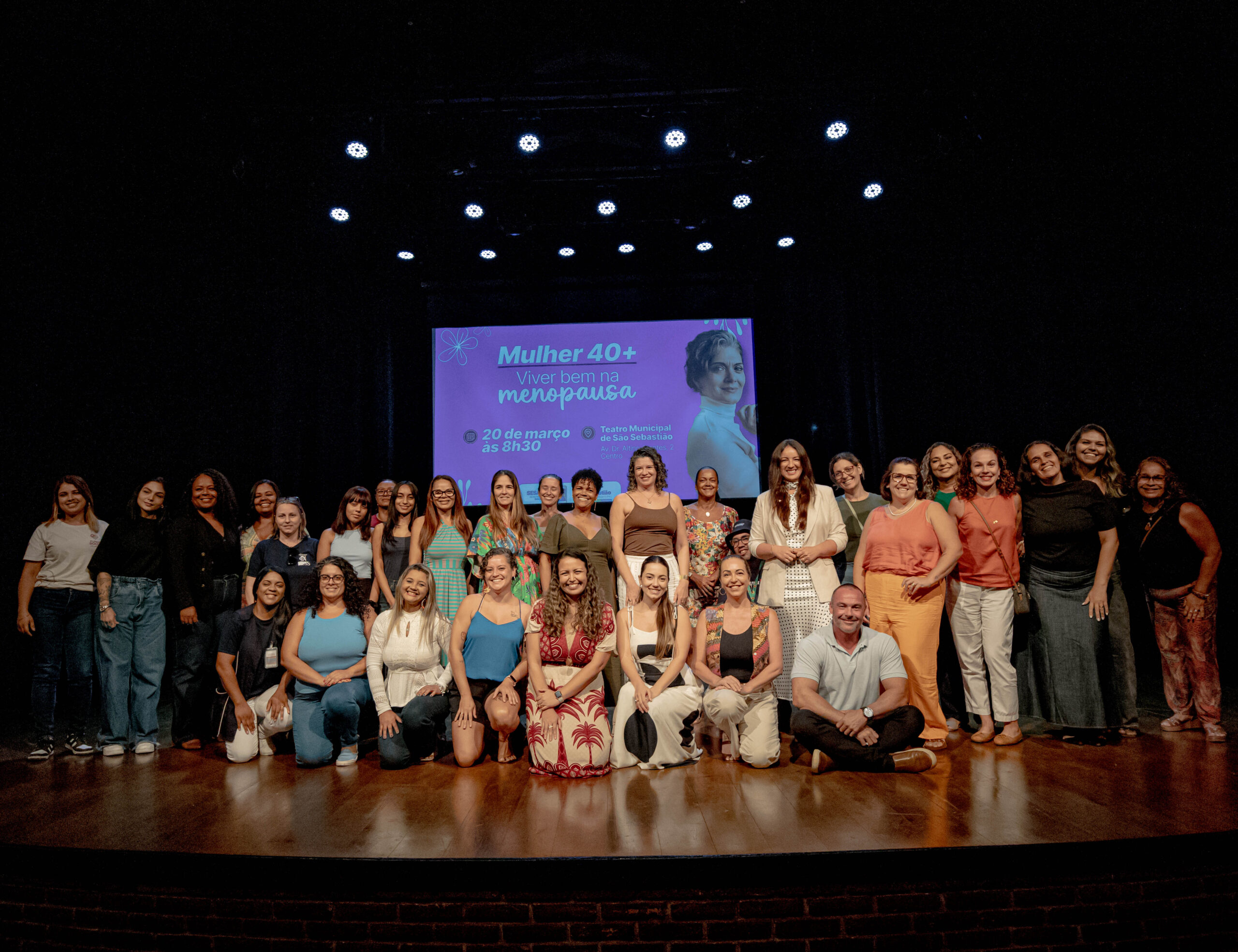 Prefeitura contempla mulheres 40+ com evento ‘Viver Bem na Menopausa’ no Teatro Municipal