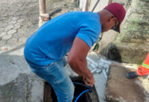 Prefeitura de São Sebastião realiza manutenção em galeria e substitui tampas de bueiro na Olaria