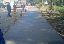 Prefeitura de São Sebastião inicia concretagem de calçada na Rua Porto Seguro, em Maresias