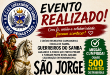 Carreta de São Jorge e Macarronada Solidária mobilizam comunidade no Itatinga com fé, tradição e ação social