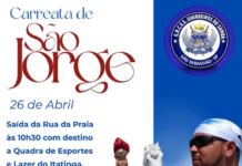 Carreata em homenagem a São Jorge movimenta o bairro Itatinga com Fé, tradição e ação social neste domingo (26)