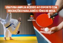 Ubatuba amplia acesso ao esporte com inscrições para judô e tênis de mesa