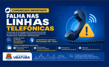 TI informa problemas nas linhas telefônicas de algumas Secretarias
