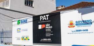 PAT de Caraguatatuba oferece 127 vagas de emprego