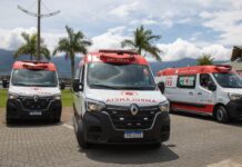 São Sebastião reforça atendimento de urgência com recebimento de três novas ambulâncias do SAMU