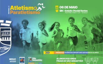 São Sebastião realiza Festival de Atletismo e Paratletismo para alunos da rede municipal