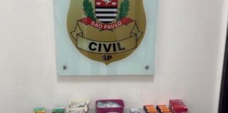 Operação da Vigilância Sanitária e Polícia Civil apreende medicamentos irregulares em São Sebastião
