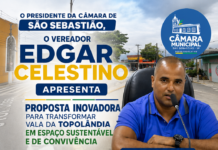Vereador Edgar Celestino apresenta proposta inovadora para transformar vala da Topolândia em corredor verde e espaço de mobilidade urbana