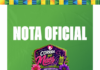 Nota oficial – Corrida das Mães