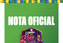 Nota oficial – Corrida das Mães