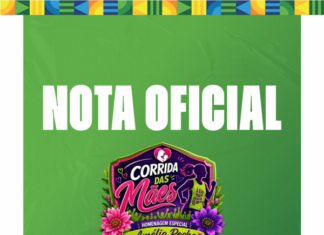 Nota oficial – Corrida das Mães