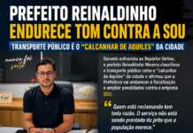 PREFEITO REINALDINHO ENDURECE TOM CONTRA A SOU E CHAMA TRANSPORTE PÚBLICO DE “CALCANHAR DE AQUILES” DE SÃO SEBASTIÃO