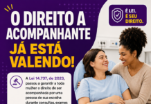 Lei garante acompanhante para mulheres em consultas, exames e procedimentos de saúde em todo o Brasil