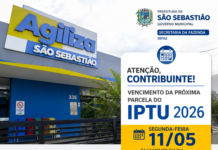 Contribuintes de São Sebastião têm até 11 de maio para quitar parcela do IPTU 2026 com bônus de 10%
