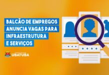 Balcão de empregos anuncia vagas para Infraestrutura e Serviços