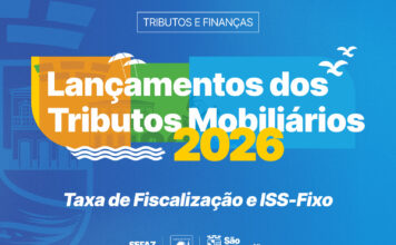 Carnês da Taxa de Fiscalização e do ISS-Fixo 2026 já estão disponíveis no portal da Prefeitura