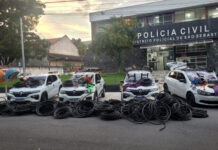 OPERAÇÃO DA POLÍCIA MILITAR DESARTICULA ORGANIZAÇÃO CRIMINOSA ESPECIALIZADA EM FURTO DE CABOS DE INTERNET NO LITORAL NORTE