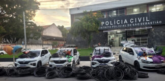 OPERAÇÃO DA POLÍCIA MILITAR DESARTICULA ORGANIZAÇÃO CRIMINOSA ESPECIALIZADA EM FURTO DE CABOS DE INTERNET NO LITORAL NORTE