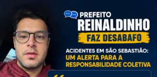 Reinaldinho faz apelo à conscientização e destaca responsabilidade coletiva diante do aumento de acidentes em São Sebastião