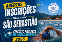 Abertas inscrições para etapa de São Sebastião do Circuito Paulista de Águas Abertas 2026