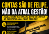 CONTAS SÃO DE FELIPE, NÃO DA ATUAL GESTÃO: JULGAMENTO NA CÂMARA DEVE SE LIMITAR AO EXERCÍCIO ANALISADO PELO TCE