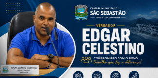 Vereador Edgar Celestino apresenta requerimentos para manutenção de refletores no Porto Grande e ampliação de licença-paternidade na Câmara de São Sebastião