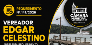 VEREADOR EDGAR CELESTINO APRESENTA REQUERIMENTO SOBRE PROBLEMAS ESTRUTURAIS NO PÍER DO CONVENTO