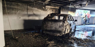 Prefeitura de São Sebastião atua em apoio ao combate a incêndio envolvendo veículo elétrico