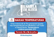 Prefeitura de Ilhabela orienta população sobre previsão de baixas temperaturas e reforça medidas de prevenção