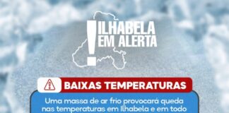 Prefeitura de Ilhabela orienta população sobre previsão de baixas temperaturas e reforça medidas de prevenção