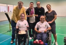Atleta de São Sebastião acompanha treino da Seleção Brasileira de Bocha Paralímpica em São Paulo