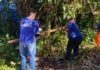 Operação conjunta desmantela cercamento em área de ocupação irregular em núcleo do bairro Cambury