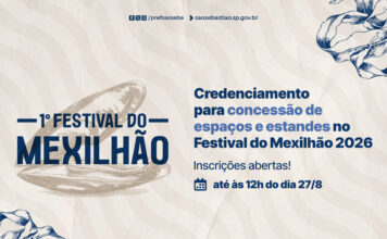 Prefeitura abre inscrições para concessão de estandes e espaços no 1º Festival do Mexilhão