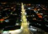 Ilumina São Sebá avança e começa a transformar a iluminação da principal avenida de São Sebastião