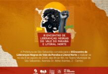 São Sebastião recebe 3º Encontro de Lideranças Negras do Vale do Paraíba e Litoral Norte neste sábado