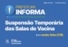 Nota Oficial – Suspensão Sala de Vacinas